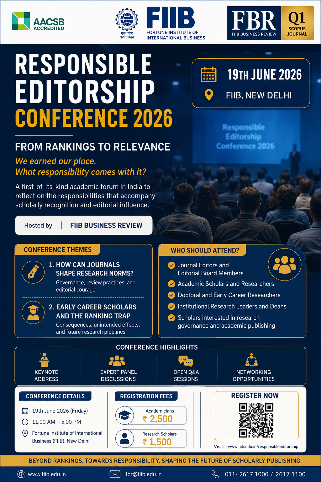 Responsible Editorship Conference 2026: From Rankings to Relevance